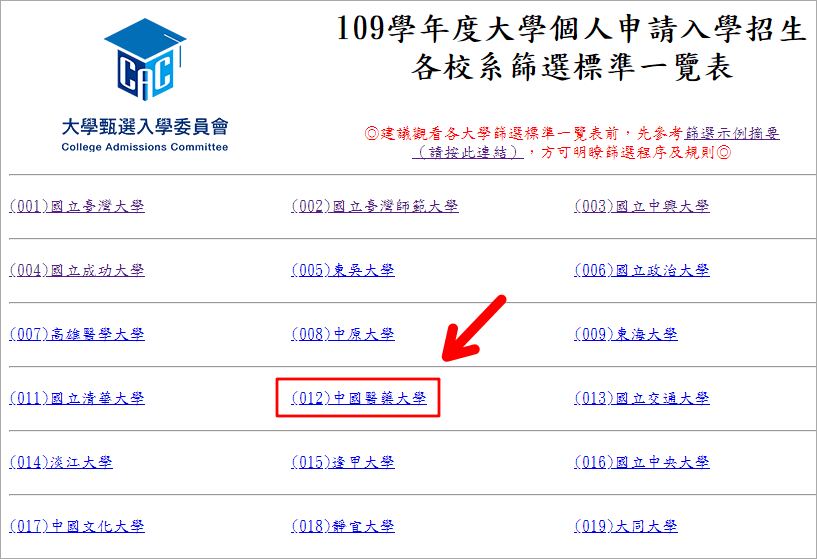 109 中國醫藥大學學測最低錄取分數哪裡看 快上 大學甄選入學委員會 查看吧 大家都在找解答 旅遊日本住宿評價